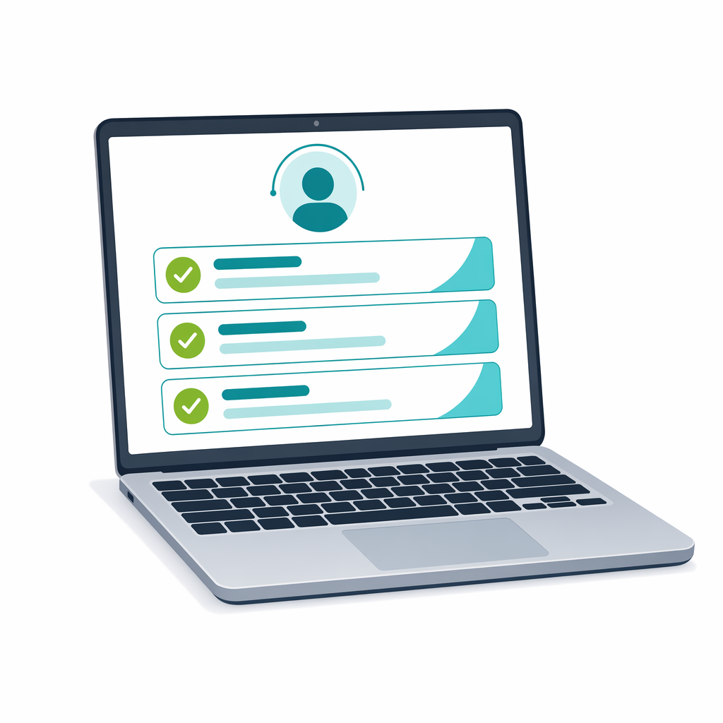 Filling in the sample questionnaire on the TwinMe portal
