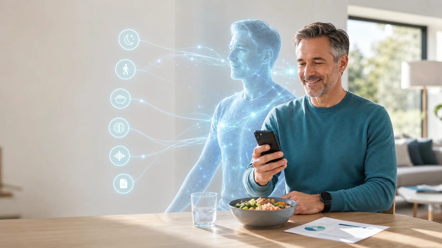 The TwinMe platform on desktop and phone