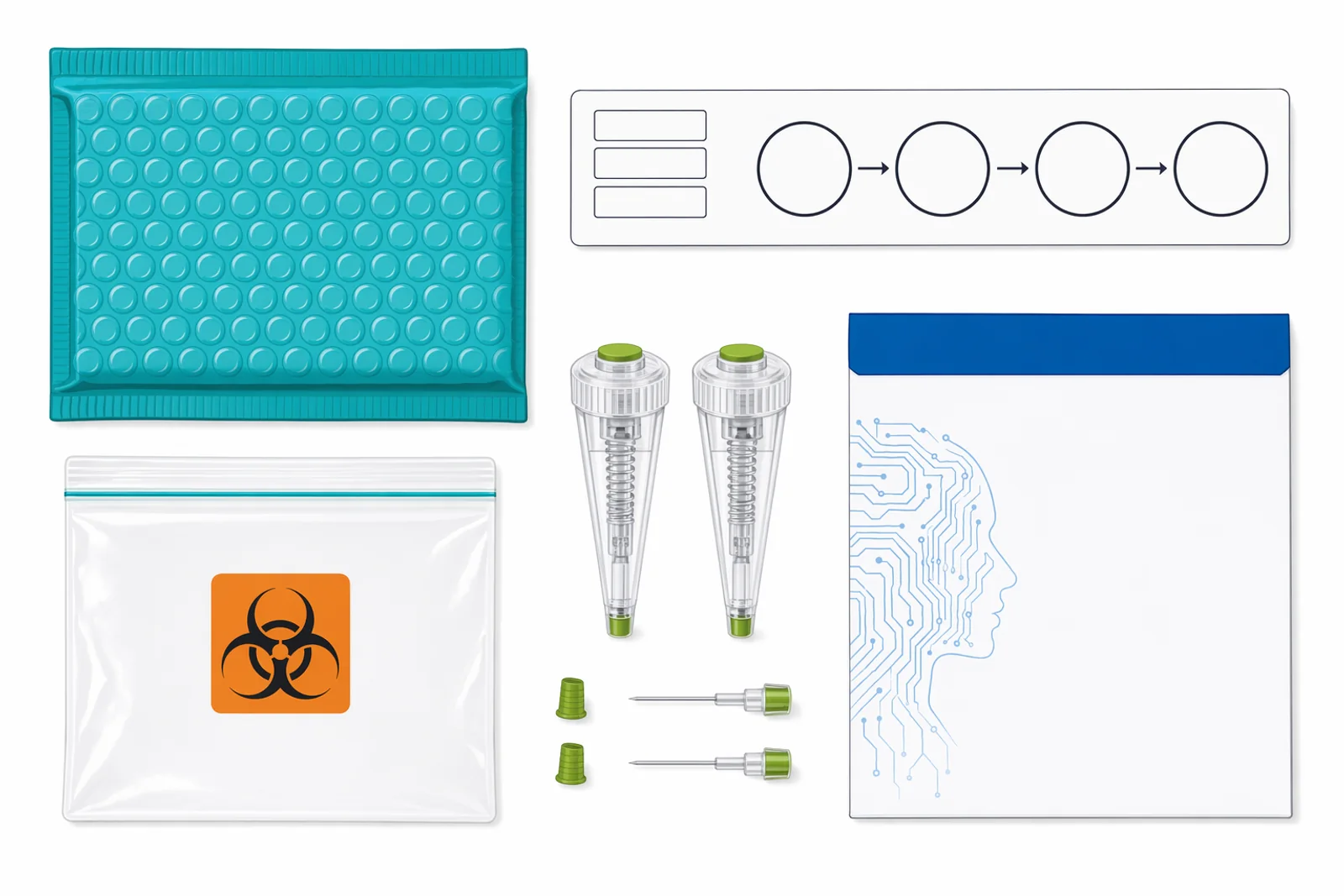 TwinMe finger-prick collection kit